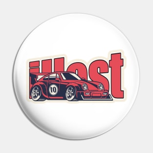 ILLEST RED CAR Pin