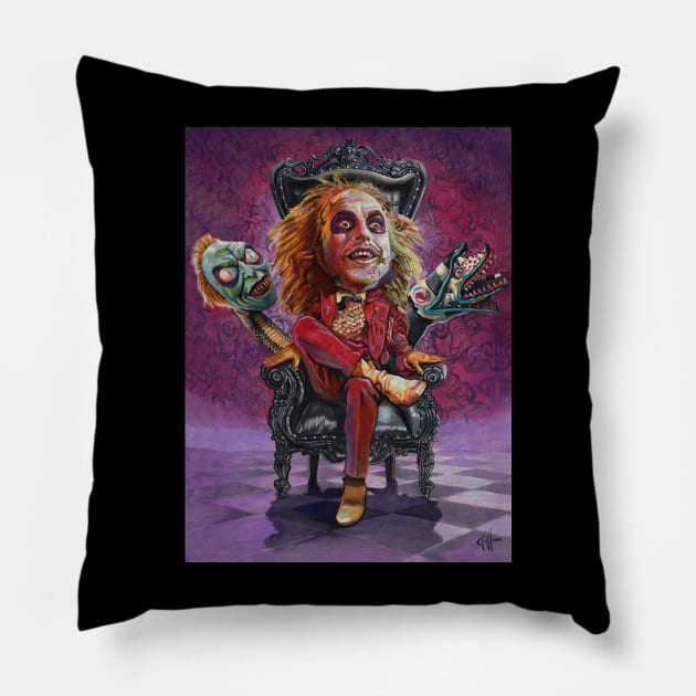 bj Pillow by Chris Hoffman Art