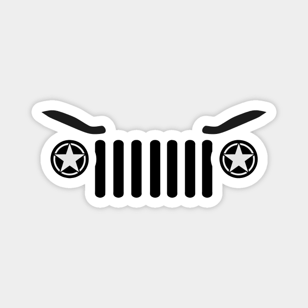 Jeep Magnet by FurryBallBunny