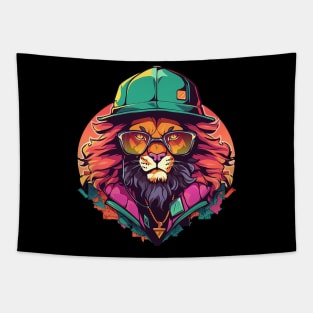 cool lion Tapestry
