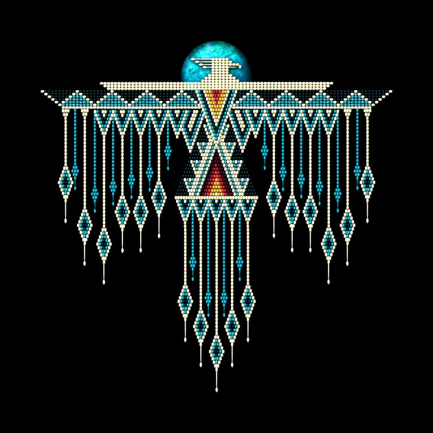 Southwest Native American Style Thunderbird by NaumaddicArts