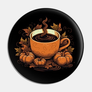 Pumpkin Coffee Pin