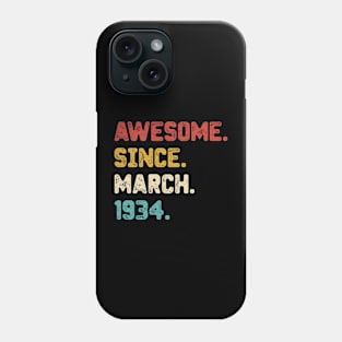 birthday march 1934 Phone Case