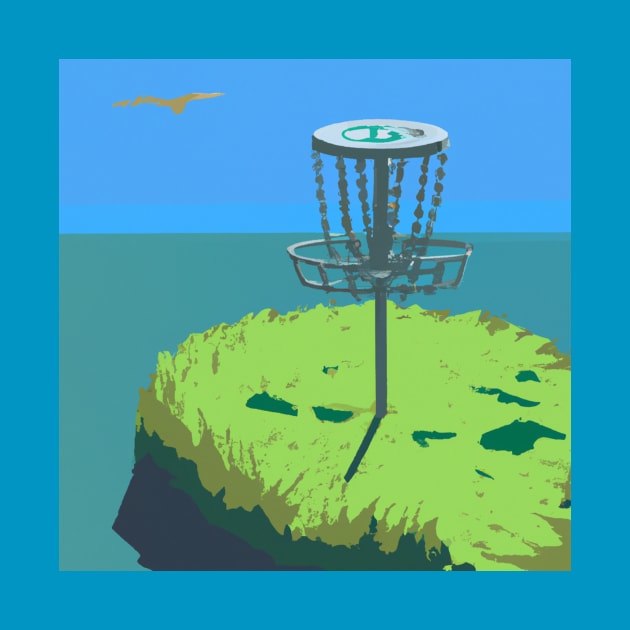 Disc Golf on a Remote Island by Star Scrunch