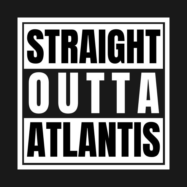 Straight Outta Atlantis Supernatural Underwater City Kraken Loch Ness Monster by nathalieaynie