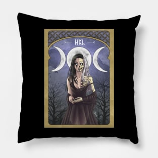 Hel, Goddess of Death Pillow