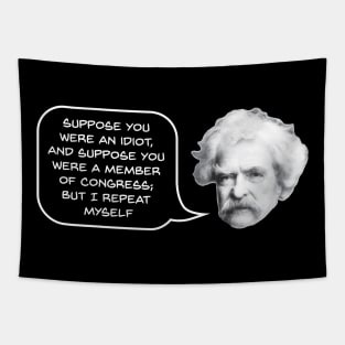 Mark Twain on Congress Tapestry