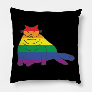 Chonk Cat Pride Pillow