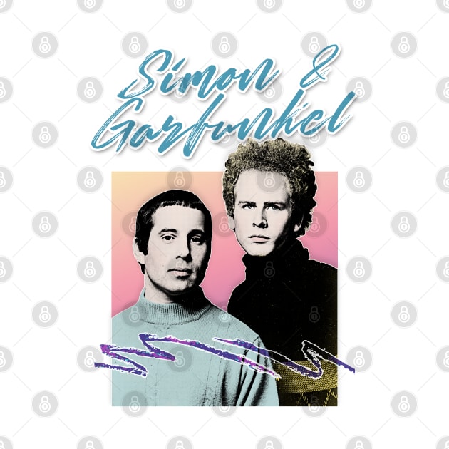 Simon & Garfunkel Retro Aesthetic Design by DankFutura