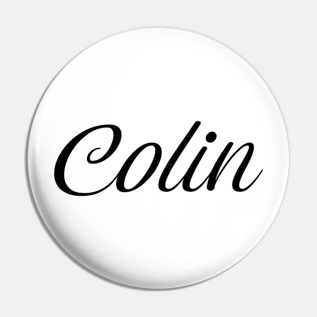 Name Colin Pin by gulden