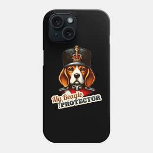 Beagle King Queen guard Phone Case