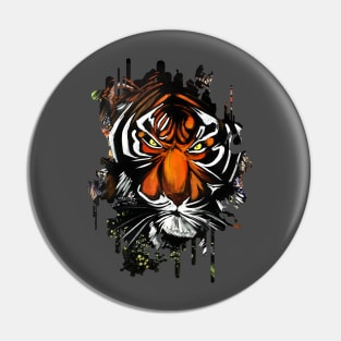 Tiger Stare Pin