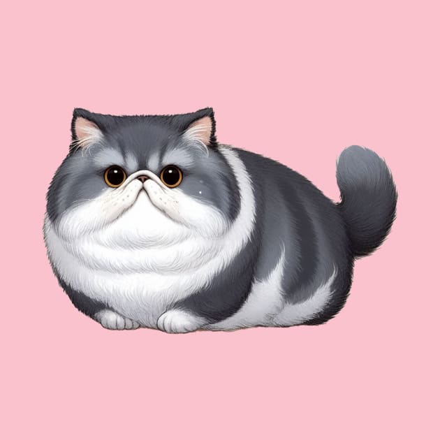 Fat Fluffy Cat by Deamandazhr
