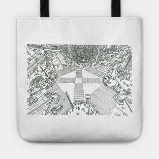 Shibuya crossroad Tokio Tote