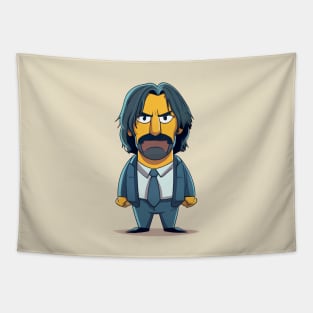 john wick simpsons Tapestry