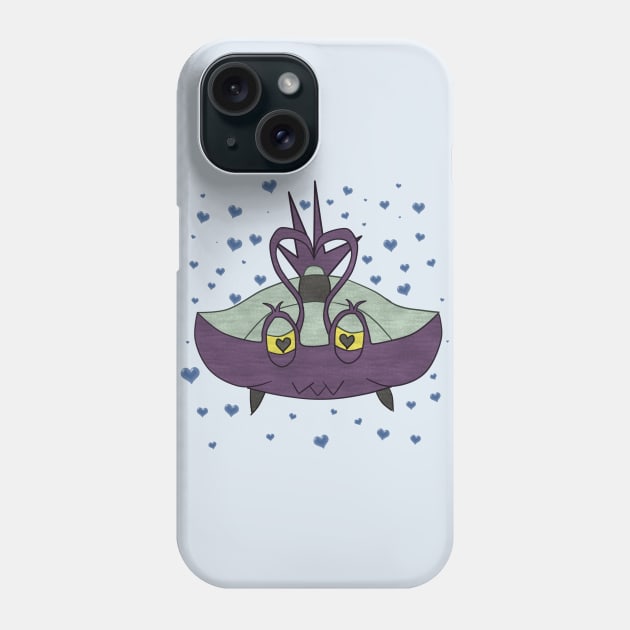 Silver Fish Wuv Phone Case by Blackmoonrose13