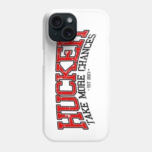 HUCKER "Take More Chances" Collegiate Red Phone Case