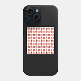 Fun Hot Pink Berry Pattern Phone Case