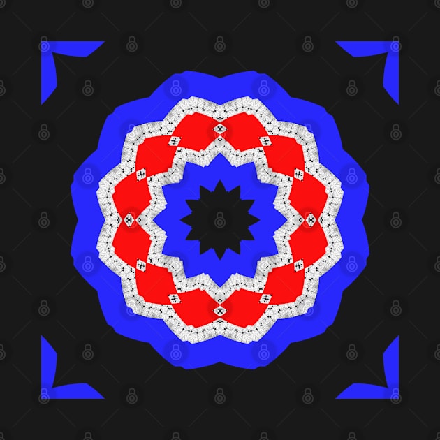Tri color Flower Mandala by PlanetMonkey