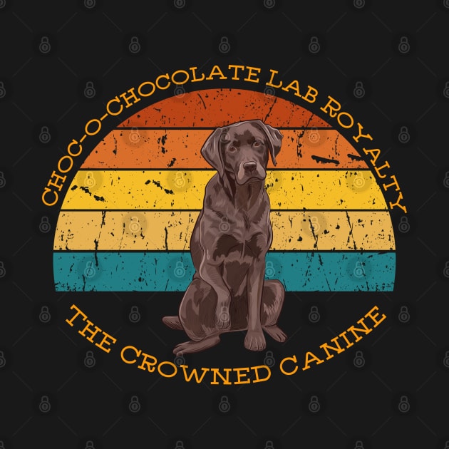 Chocolate Lab-Lab Royalty by jlee