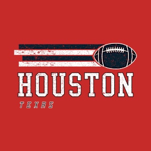 Houston Football Retro Vintage T-Shirt