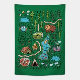 Camping Tapestry