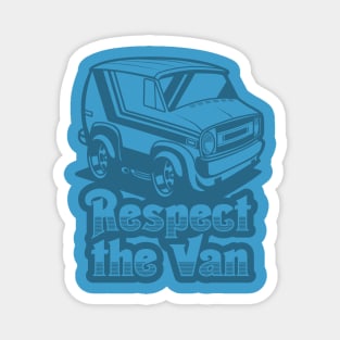 Respect The Van (Ghost) - Blue Magnet