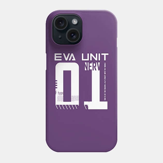 Unit-01 Phone Case by Vitterdoo