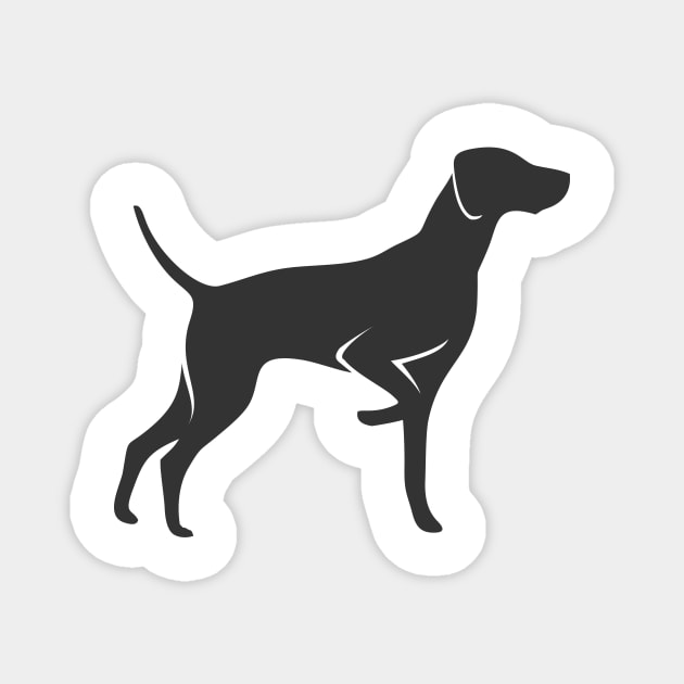 black dog Magnet by Logisstudio