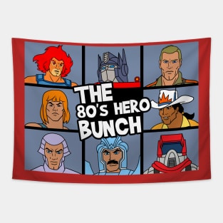 80s Hero Bunch Tapestry