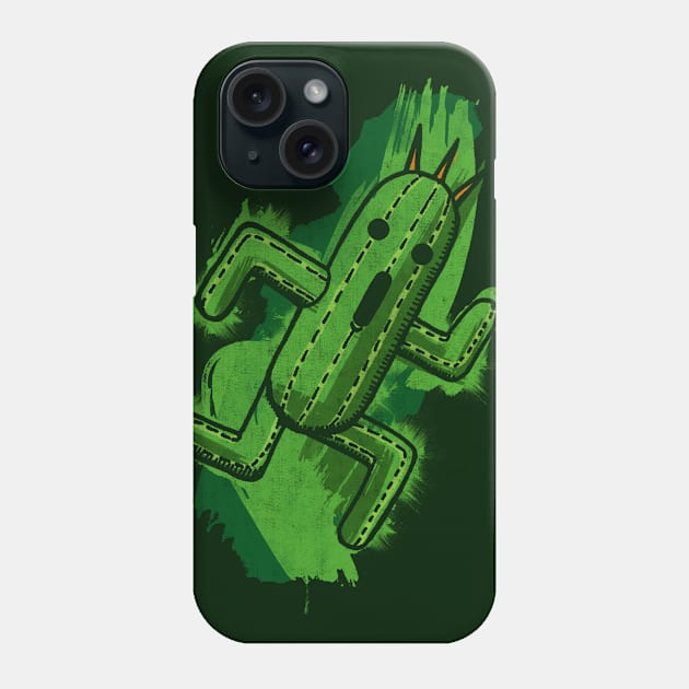 Painted Cactuar Phone Case by AlexRoivas