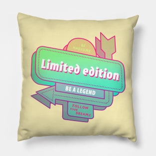 LIMITED EDITION aesthetic quotes Pillow