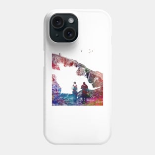 mountaineer climbing sport art #mountaineer #climbing #sport Phone Case