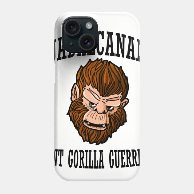 Guadalcanal's Giant Gorilla Guerrilla Phone Case by NikSwiftDraws