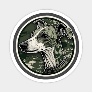 Whippet Camouflage Motif Magnet