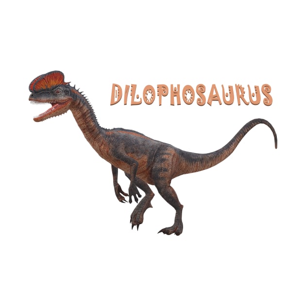 dilophosaurus dinosaur pre historic reptile by myouynis