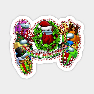 AmongUsXmas Magnet