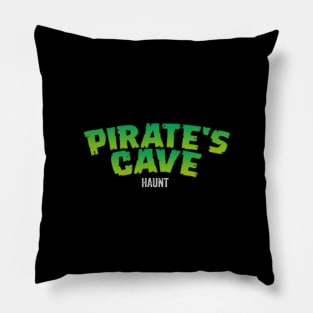 Pirate's Cave Haunt Logo Pillow