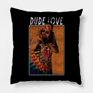 Vintage Wwe Dude Love Pillow