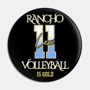 Lexi #11 Rancho VB (15 Gold) - Black Pin