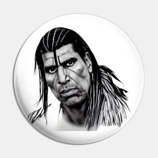 Illustration Apache Indian Pin