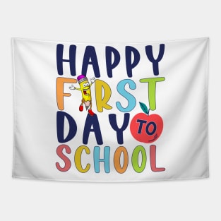 Welcome Back To School First Day Of School Students Teachers Tapestry