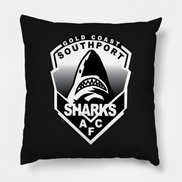 Southport Sharks gold coast | AFL Australian football Pillow by euror-design