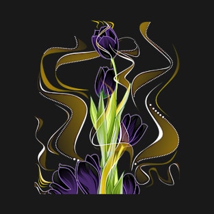 Magic black tulip T-Shirt