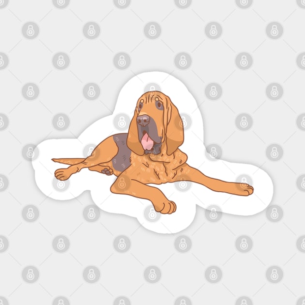 Bloodhound Magnet by Csieben