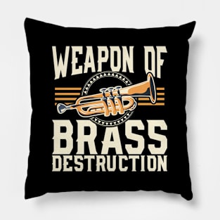 Tube Player Weapon Of Brass Destruction Pillow