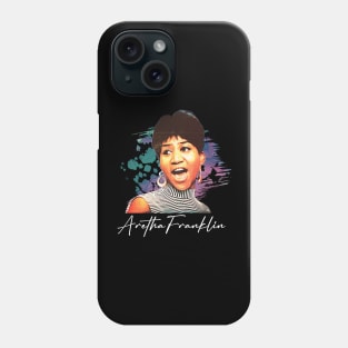 Groovin' to Franklin's Hits Retro Music Tee Phone Case