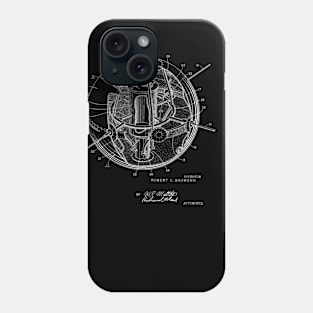 Satellite Structure Vintage Patent Drawing Phone Case