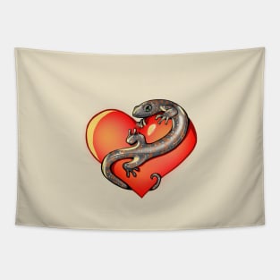 Salamander Heart Tapestry