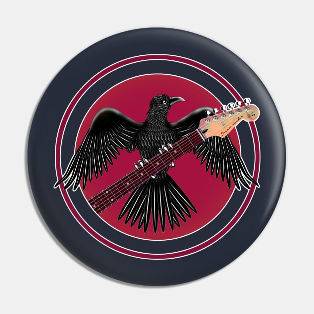 Black Raven and strat guitar Pin by Brash Ideas